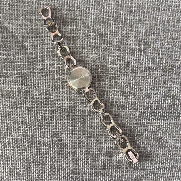 Anne Klein Elegant Silver and Gold Women's Watch - Picture 3 of 4